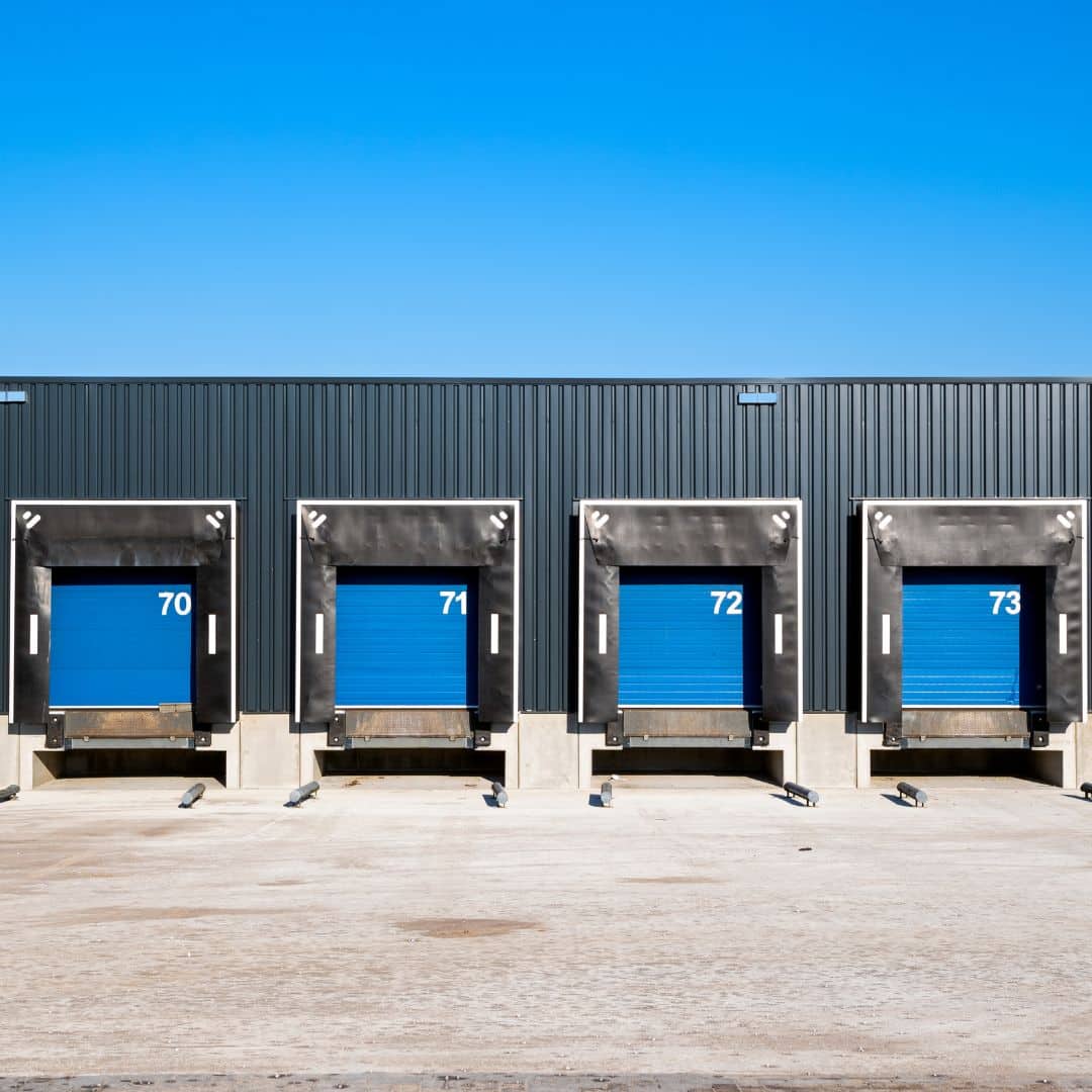 An image of a loading dock of a 3PL warehouse.