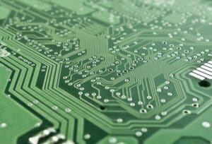 An example of a circuit board priving why climate-controlled warehousing is important for these types of products.