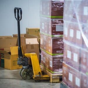 Pallets used to demonstrate Food Safety Compliance in Modern Warehousing.